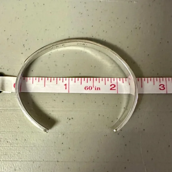 ZUNI JOHN & ROSALIE BOWANNIE JRB Navajo Sterling Silver Turquoise Cuff Bracelet - Picture 12 of 12